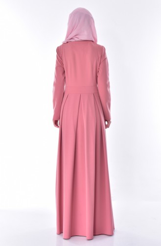 Stony Pleated Dress 24058-01 Dried Rose 24058-01