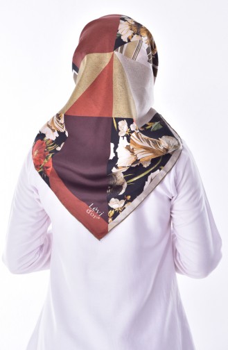 Levidor Silk Shawl 2069-09 dark Brown 09