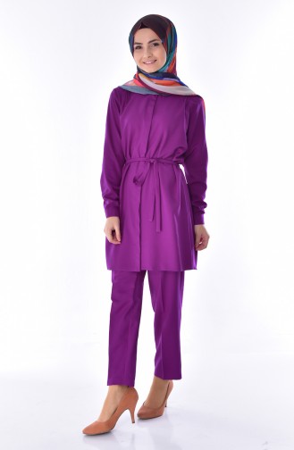 Bislife Tunic Trousers Double Suit 5396-03 Purple 5396-03