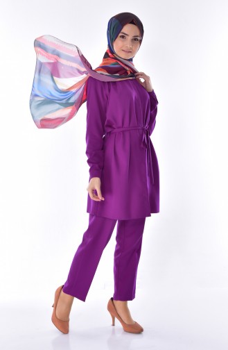Bislife Tunic Trousers Double Suit 5396-03 Purple 5396-03