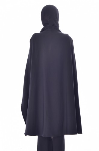 Schwarz Poncho 8518-01