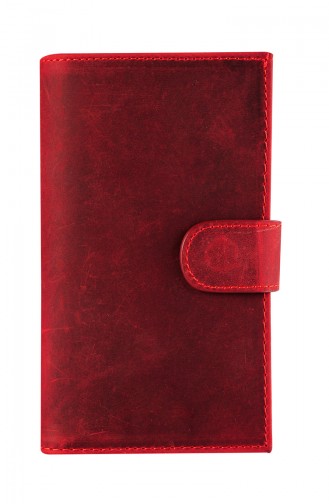 محفظة جلد وجيب للهاتف 78SLDR247 لون احمر 78SLDR247