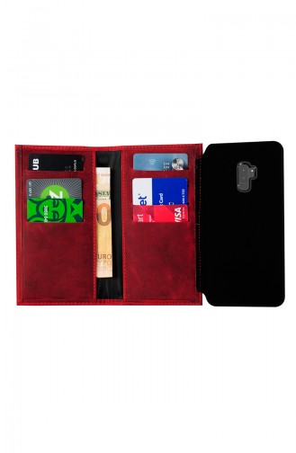 Wallet Leather Phone Case SS9LDR247 Red 9LDR247