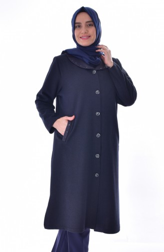 Large Size Stone Cape 6069-02 Navy Blue 6069-02