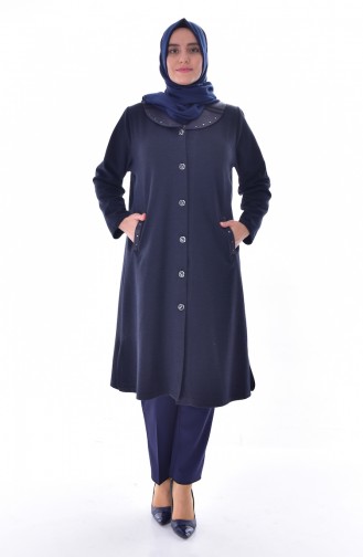 Large Size Stone Cape 6069-02 Navy Blue 6069-02