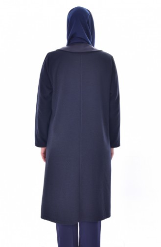 Large Size Stone Cape 6069-02 Navy Blue 6069-02