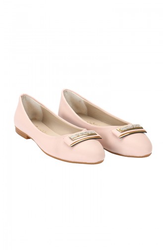 Women´s Flat Shoes Ballerina 3730-03 Powder 3730-03