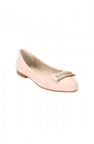 Women´s Flat Shoes Ballerina 3730-03 Powder 3730-03