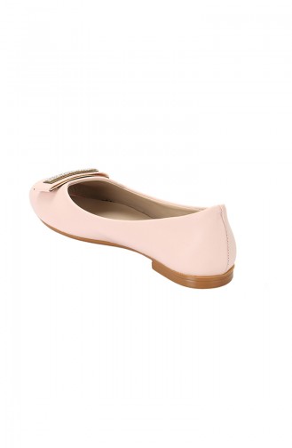 Women´s Flat Shoes Ballerina 3730-03 Powder 3730-03