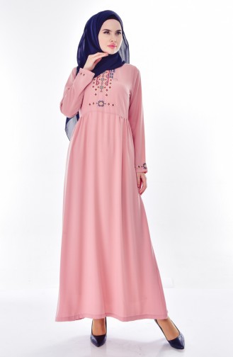 Powder Hijab Dress 1930-01