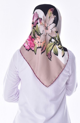 Patterned Shawl 2078-08 Dry Rose 2078-08