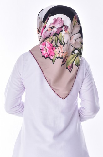 Patterned Shawl 2078-08 Dry Rose 2078-08