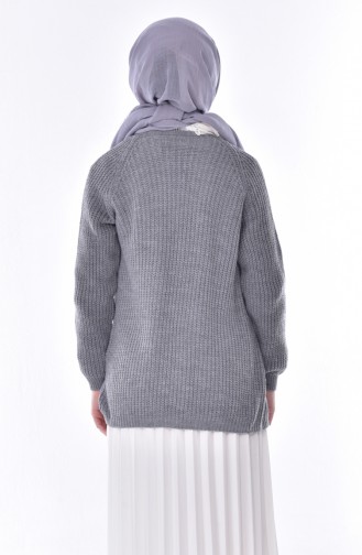 Knitwear Cardigan  4641-08 Gray 4641-08