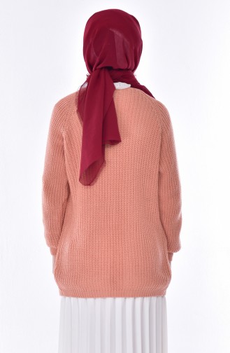 Gilet Tricot 4641-07 Rose Pâle 4641-07