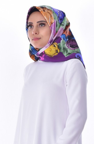 Levidor Silk Shawl 2063-06 Purple 06