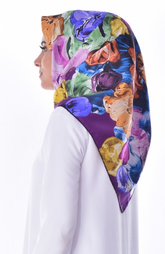 Levidor Silk Shawl 2063-06 Purple 06