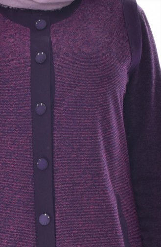 Gilet Avec Poches Grande Taille 1509-01 Plum 1509-01