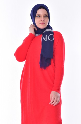 Plain Tricot Tunic 0624-09 Pomegranate Flower 0624-09