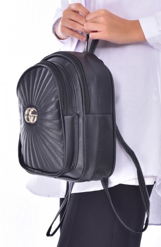 Black Backpack 109-203-DU04W-01
