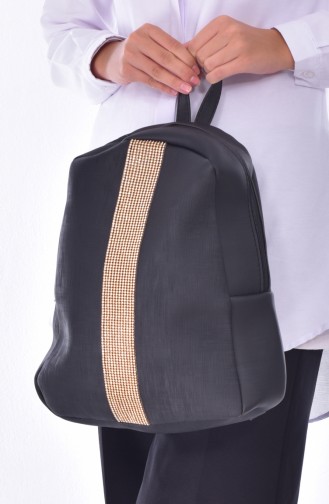 Black Backpack 109-203-DU05W-01