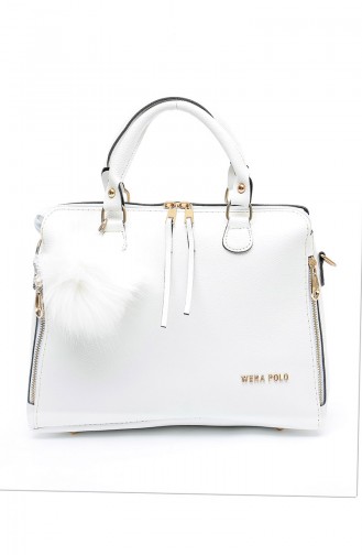 White Shoulder Bag 1174-L