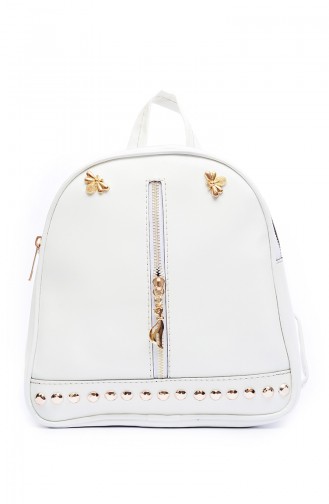 Sac a Dos Pour Femme B1363-1 Blanc 1363-1