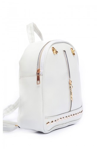 Sac a Dos Pour Femme B1363-1 Blanc 1363-1