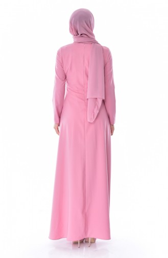 Dusty Rose Hijab Dress 2814-06