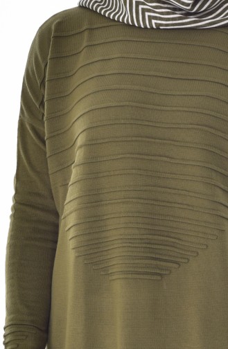 Knitwear Tunic 0623-02 Khaki 0623-02