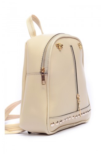 Cream Backpack 1363-3