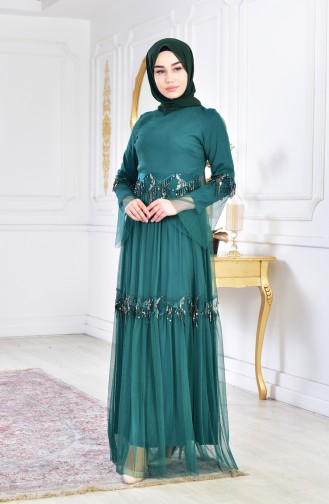 Emerald İslamitische Avondjurk 1054-06