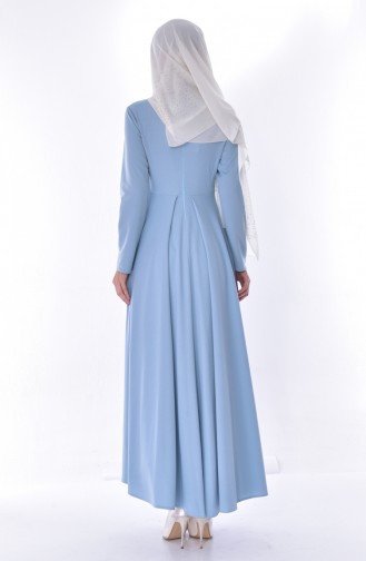 فستان أزرق فاتح 8040-02