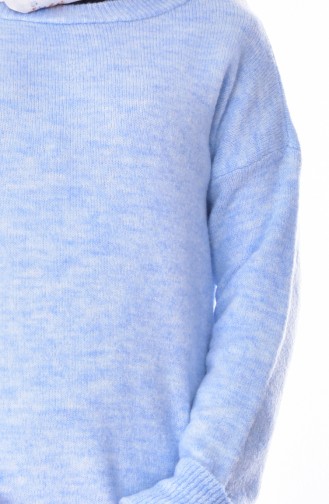 Tunique Tricot 4527-10 Bleu Bébé 4527-10