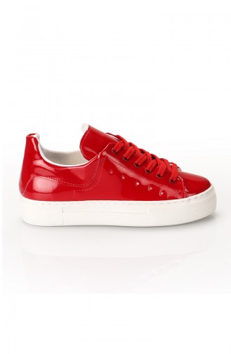 Red Casual Shoes 3782