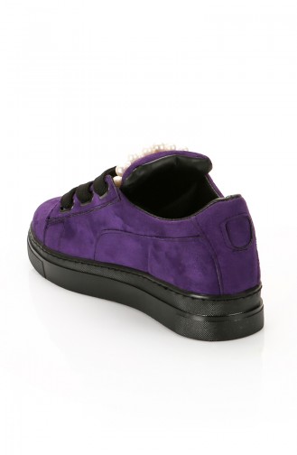 Purple Casual Shoes 6056