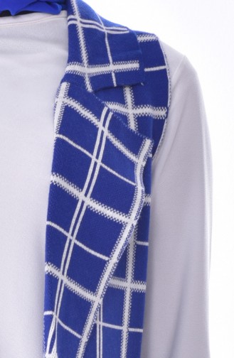 Knitwear Checkered Vest 4720-03 Saks 4720-03