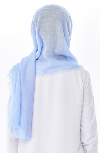 Ponponlu Shawl 19041-09 Baby Blue 19042-09