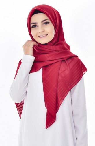 Armine Chiffon Shawl 5188-09 Claret Red 5188-09