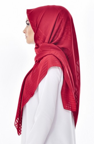 Armine Chiffon Shawl 5188-09 Claret Red 5188-09