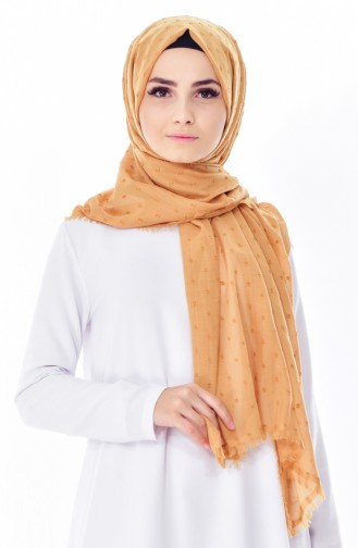 Ponponlu Shawl 19042-06 Mustard 19042-06