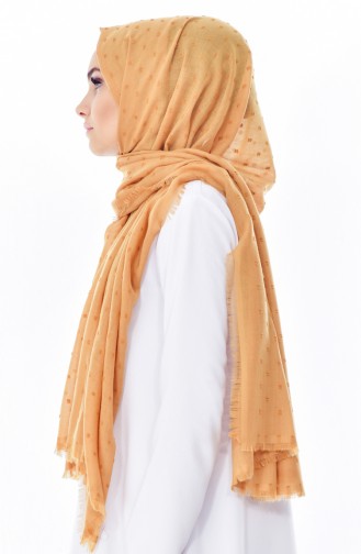 Ponponlu Shawl 19042-06 Mustard 19042-06