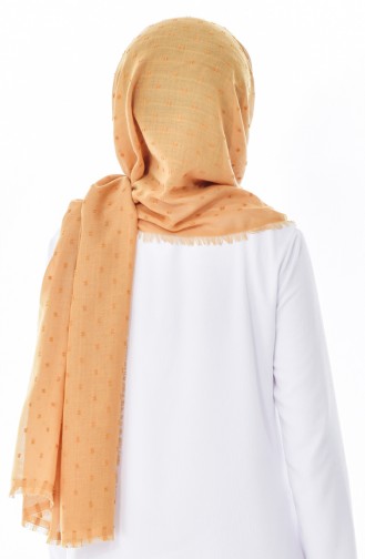 Ponponlu Shawl 19042-06 Mustard 19042-06