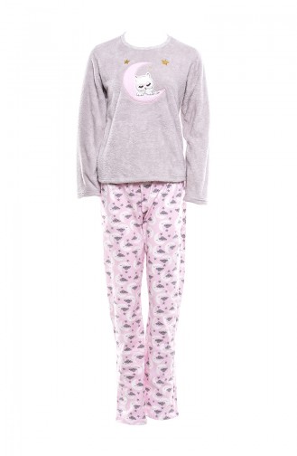 Printed Women´s Pajamas Suit MLB1013-01 Gray 1013-01