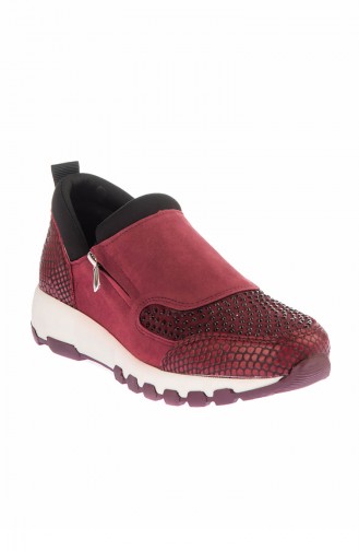 Claret red Sport Shoes 2200-18-01