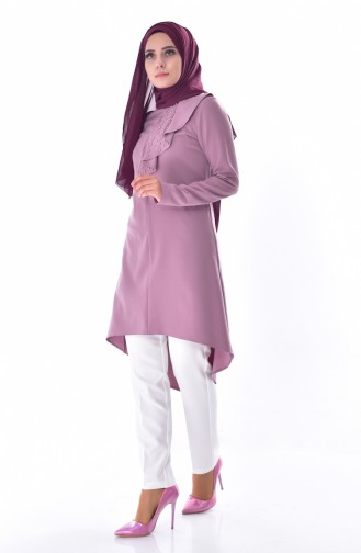 Pearls Tunic Trousers Double Suit 6134-01 Dried Rose 6134-01