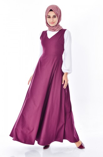 Robe Hijab Plum 2986-09