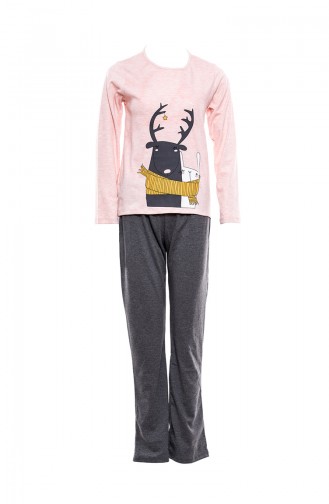 Printed Women´s Pajamas Suit MLB1026-01 Pink 1026-01