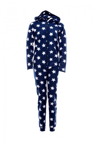Navy Blue Pajamas 7002-01