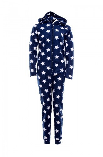 Combinaison de Nuir Imprimé Pour Femme MLB7002-01 Bleu Marine 7002-01