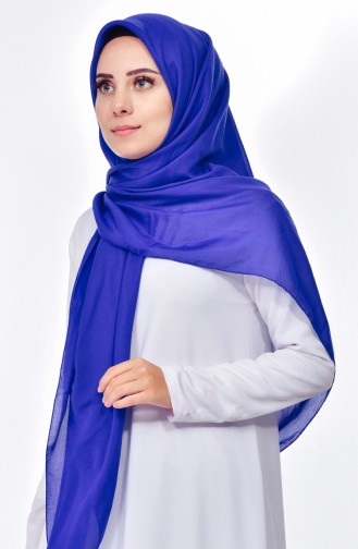 Düz Şal Eşarp 60071-18 Saks